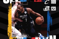 篮网123-109轻取骑士 杜兰特23+8+13篮网收官五连胜