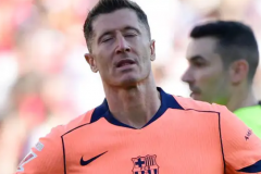 莱万受伤引发巴萨不满 球员将错过国家德比