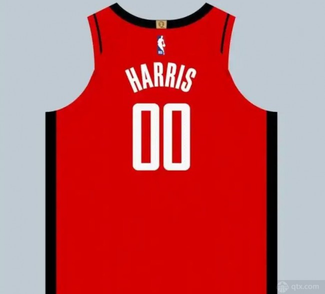 火箭新援哈里斯将穿00号