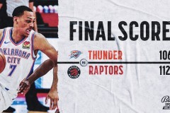 猛龙112-106逆转雷霆 布歇31+11率队迎三连胜