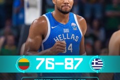 希腊男篮力克立陶宛挺进四强 希腊半决赛将战土耳其