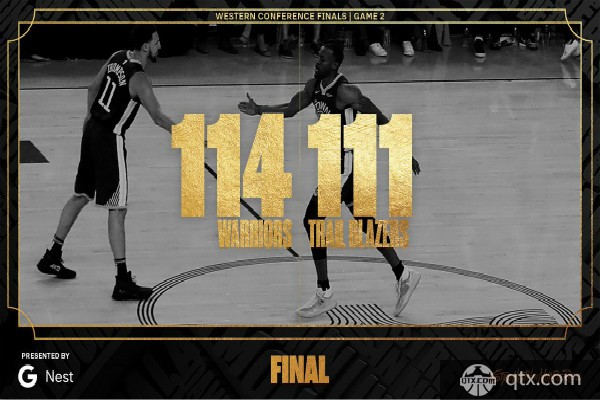 勇士17分逆转开拓者