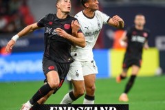 德甲勒沃库森1-1门兴 蒂尔曼破门 塔巴科维奇补时绝平