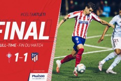 马竞1-1塞尔塔 莫拉塔闪击贝尔特兰破门