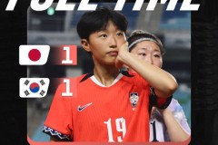 东亚杯韩国女足1-1日本女足 成宫唯破门郑多彬绝平