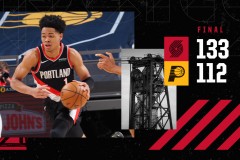 开拓者133-112大胜步行者 全民皆兵开拓者结束五连败