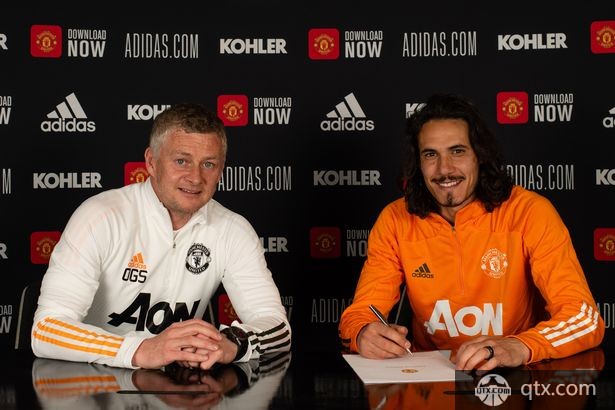 曼联与卡瓦尼续约一年