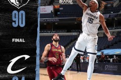 骑士94-90送灰熊三连败 德拉蒙德两双南斯18分