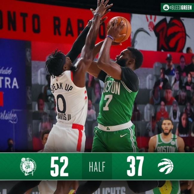 凯尔特人半场领先