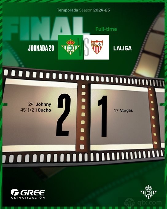 皇家贝蒂斯2-1塞维利亚