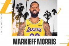 官方：湖人正式签下马基夫-莫里斯 裁掉考辛斯