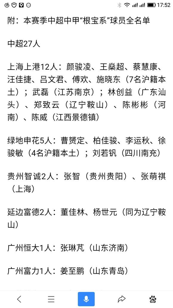 徐根宝足球基地出来的球员盘点