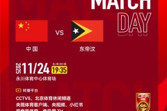 U17亚预赛中国U17男足14-0东帝汶 谢晋、帅惟浩、赵松源戴帽