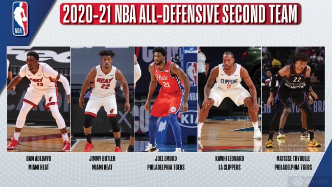 nba最佳防守第二阵容