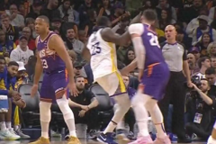 格林右勾拳抡倒努尔基奇 恶意犯规补遭驱逐离场