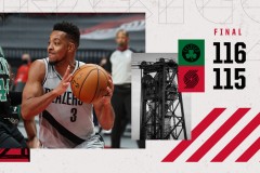 凯尔特人116-115险胜开拓者 塔特姆32分关键三分率队取胜