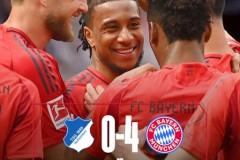 德甲霍芬海姆0-4拜仁 奥利塞传射建功凯恩破门