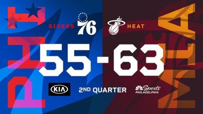 热火VS76人上半场