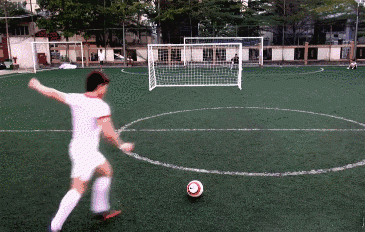 弧旋球技术要点