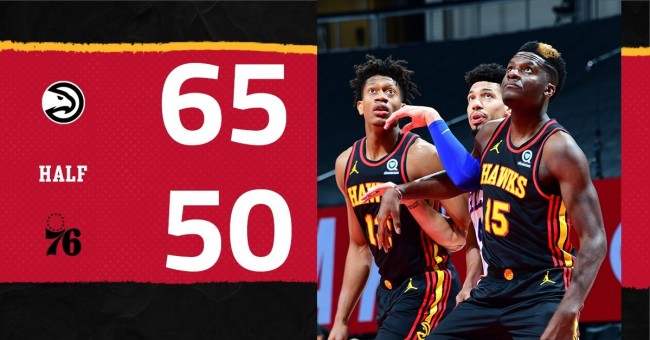 老鹰VS76人上半场