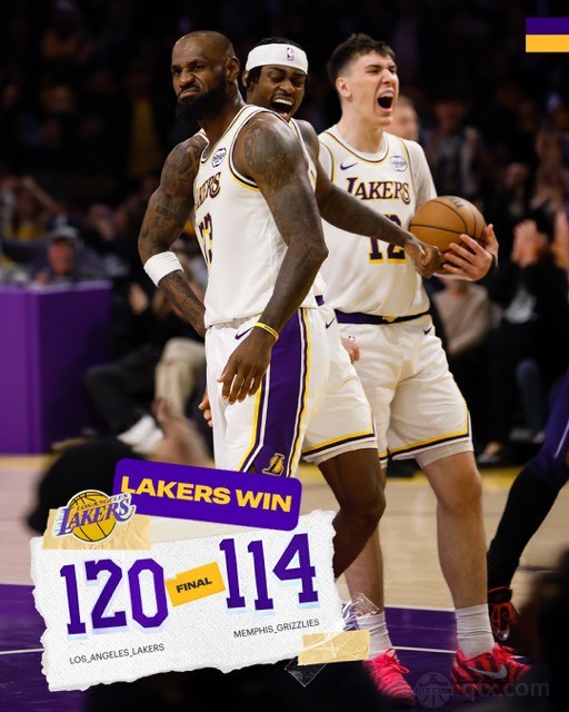 湖人主场再胜灰熊