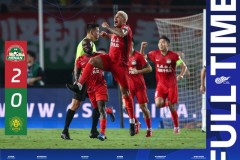中超河南队2-0北京国安 钟义浩破门 卡多索点射建功