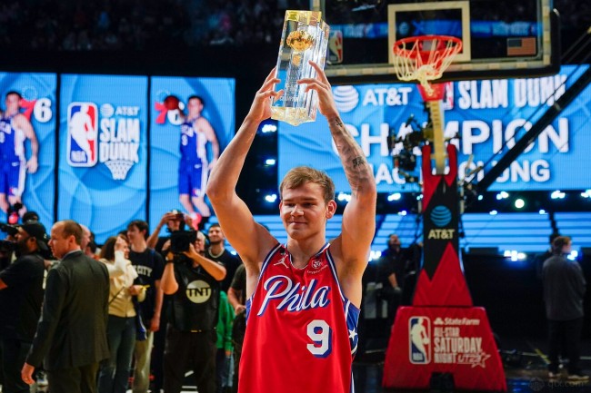 麦克朗夺得扣篮大赛冠军