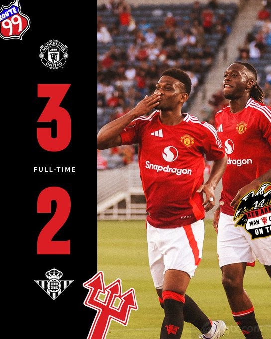 曼联逆转皇家贝蒂斯