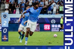 中超深圳新鹏城2-0梅州客家 韦斯利梅开二度建功