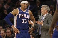 猛龙战胜76人 哈里斯三分13中2手感冰凉