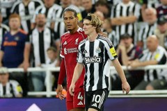 安东尼·戈登：向范戴克道歉 戈登飞铲范戴克染红