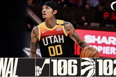 爵士106-102逆转猛龙  波格丹诺维奇34分率队重回联盟榜首