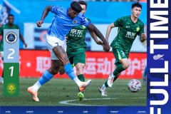 中超深圳新鹏城2-1北京国安 埃杜-加西亚、韦斯利互献传射