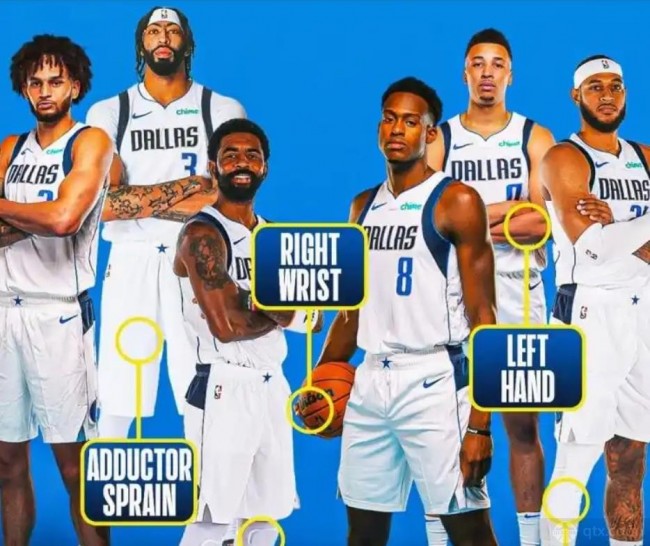 独行侠媒体晒上赛季伤病潮