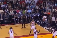 詹姆斯最恐怖的一次扣篮是什么时候 飞扣卢卡斯成经典