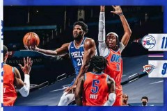 76人117-93轻取雷霆 恩比德27+9率队取胜