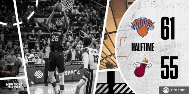 尼克斯半场领先