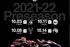 2021-2022篮网季前赛赛程 10月4日首战湖人