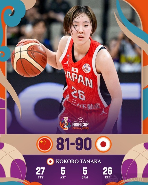 中国女篮81-90日本女篮