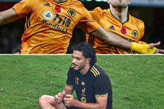 劳尔希门尼斯进球后致敬若塔 两人曾在狼队做过队友