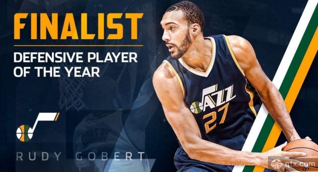 法国铁塔！戈贝尔荣膺本赛季最佳防守球员